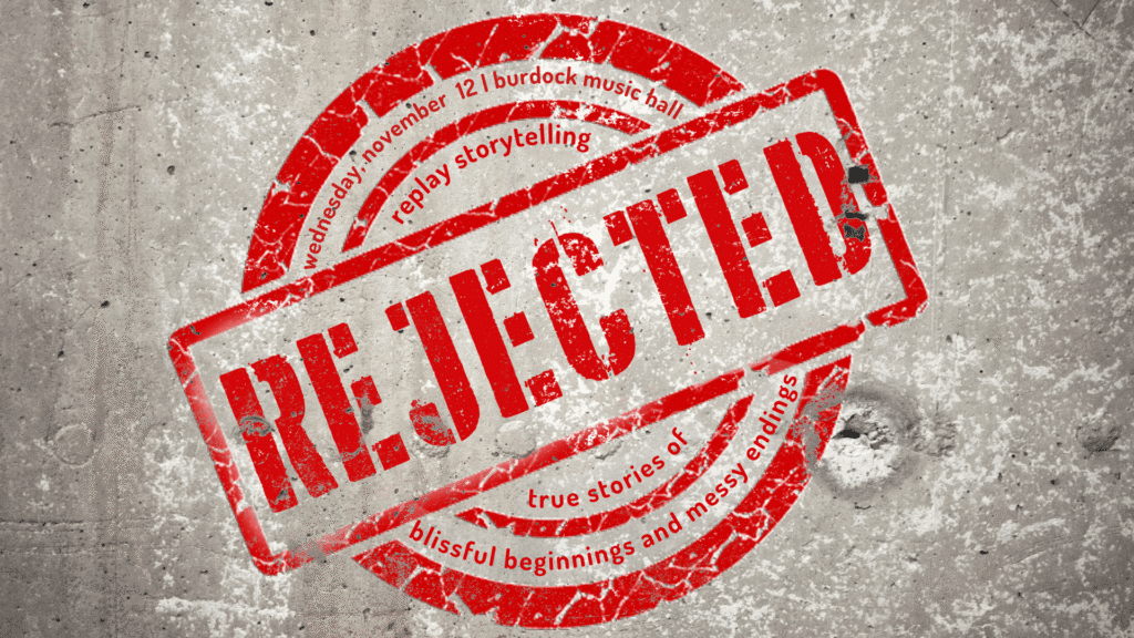 A poster for the show Rejected